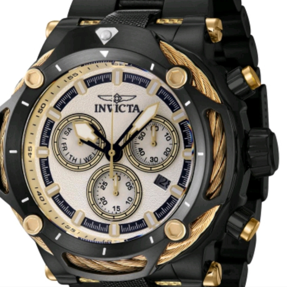 INVICTA BOLT 60MM SWISS WATCH (COME IN A YELLOW 1 SLOT DIVE CASE )